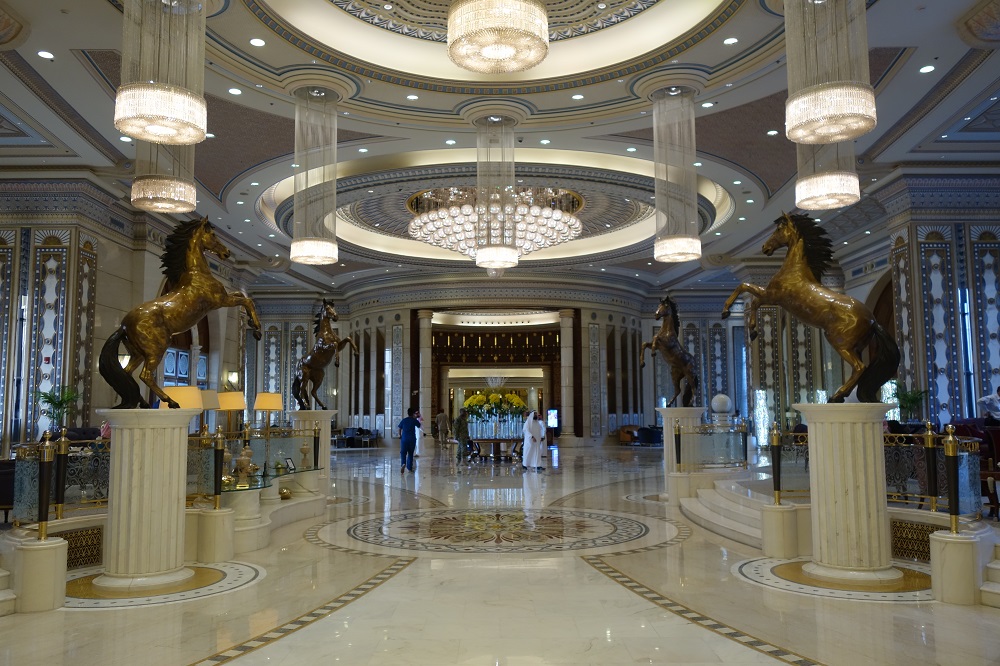 Ritz Carlton lobby Riyadh