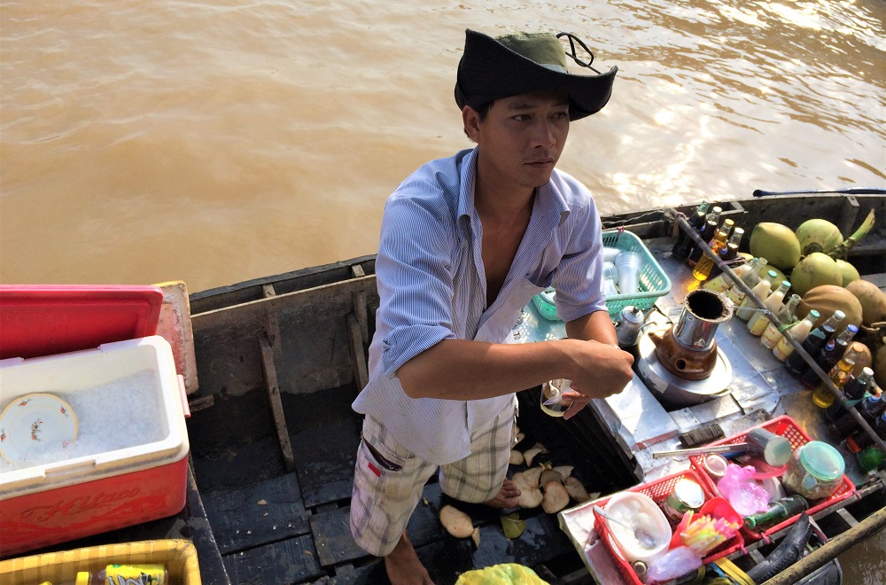 Coffee Boat Mekong Delta