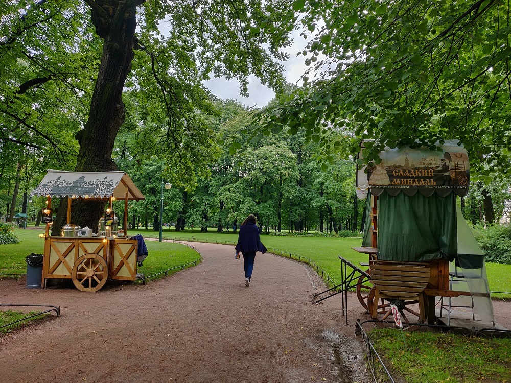 Mikhailovsky Park Saint Petersburg