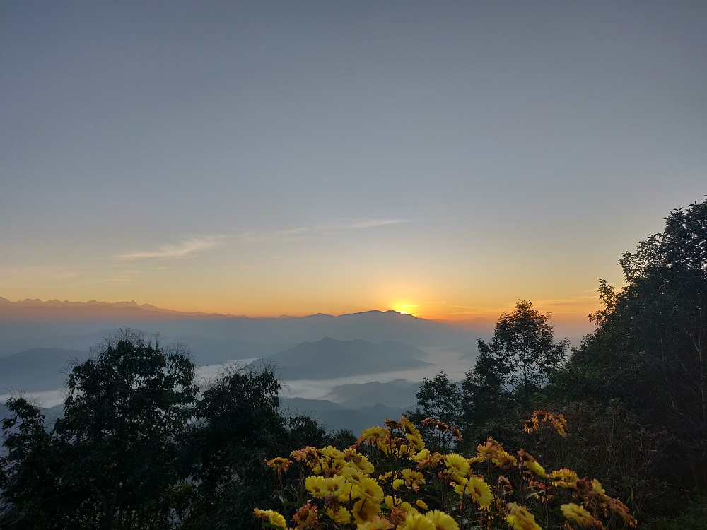 Nagarkot Nepal Everest sunrise