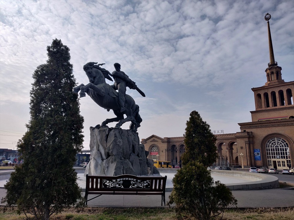 Sasuntsi Davit Statue Yerevan