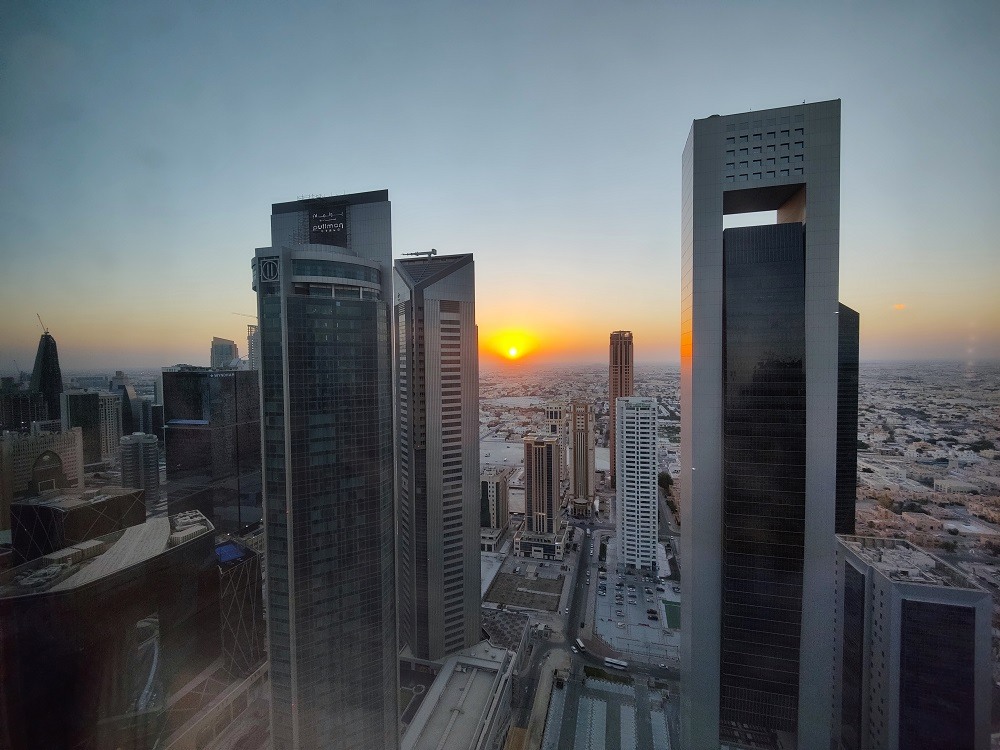 Doha Skyline Sunset